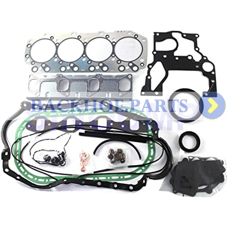 

For Isuzu 4JG1 4JG1T Engine Gasket Kit Fits Hitachi Takeuchi Case Excavator Mustang