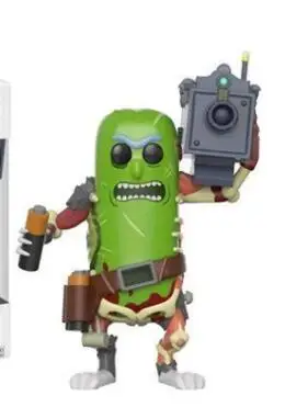 Funko POP Rick and Morty MR. MEESEEKS PICKLE RICK с лазерной фигурой Коллекция ПВХ модель игрушки - Цвет: no box 332
