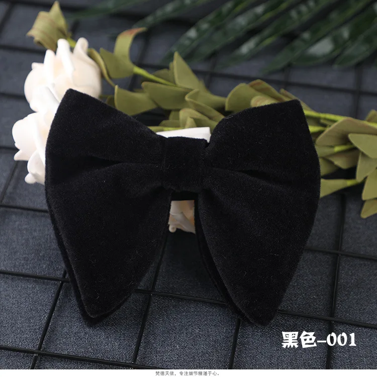 Новое поступление, мужские галстуки-бабочки, Одноцветный галстук, регулируемый мужской бархатный галстук для жениха/лучшего Мужчины/свадебной вечеринки, галстук LD1 - Color: same picture