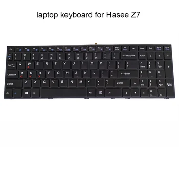 

Replacement keyboards for Hasee Z7 SL7S3 MP-13H83USJ430B4 6-80-P6500-013-1H backlit keyboard US English black backlight original
