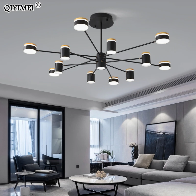 Modern Led Chandelier Lights Living Bedroom Dining Study Room