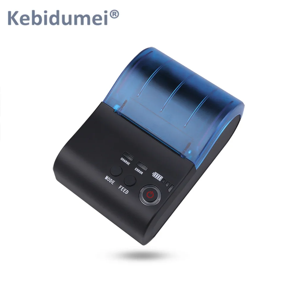Bluetooth портативный компактный термопринтер 58 мм тег стикер для цены маркировка Штрихкодами принтер квитанция для коммерческого магазина заводское использование