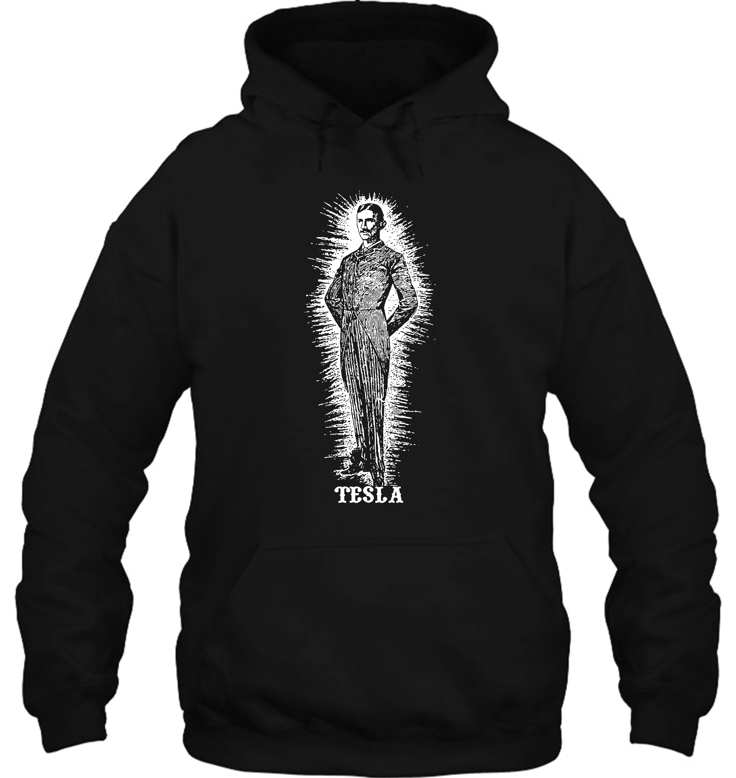Мужская толстовка с капюшоном Nikola Tesla Art Science Tee все размеры Новейшая модная женская уличная одежда
