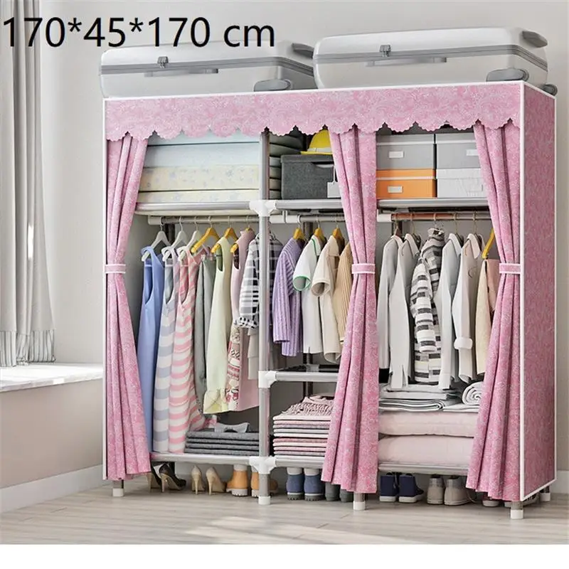 Garderobe Moveis Para Casa Ropero табло для дальности хранения Armario Almacenamiento De Dormitorio Mueble шкаф - Цвет: Version J