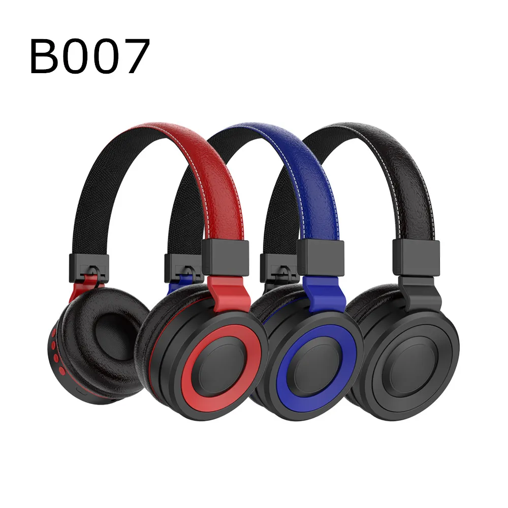 Bluetooth наушники беспроводные HIFI bluetooth гарнитура наушники TF карта fm-радио для телефонов наушники красный черный B007
