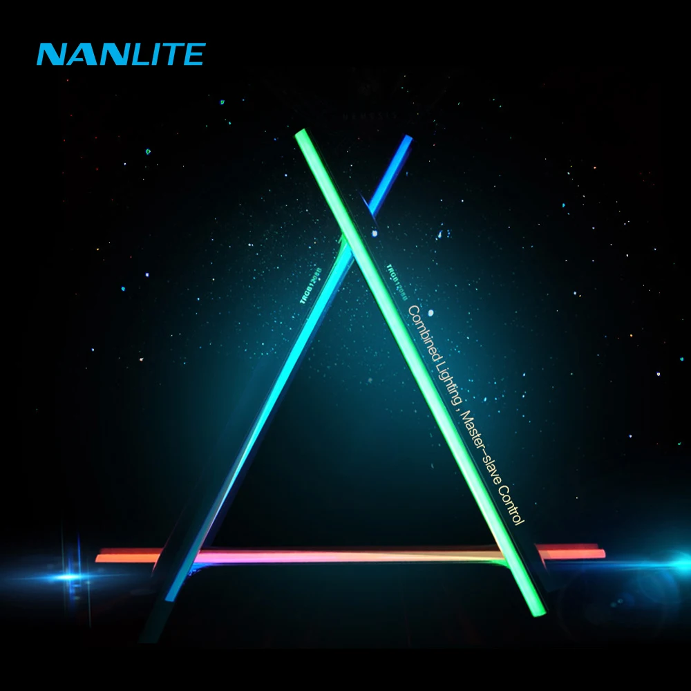 

NANLITE NanGuang LED Tube Light RGB Color Pavotube 15C/30C 77cm 117cm 2700K-6500K Handheld light Stick For youtube live stream