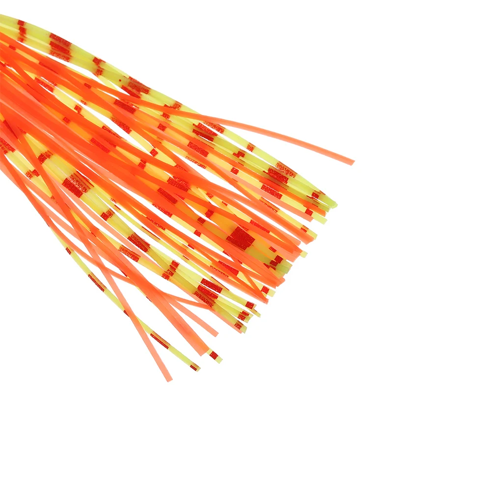 50 шт случайный цвет мягкий силиконовый проводной искусственные наживки с тесьмой джиг приманки бесветренный Спиннер Тонущая рыба Аксессуары для рыбалки, крючок