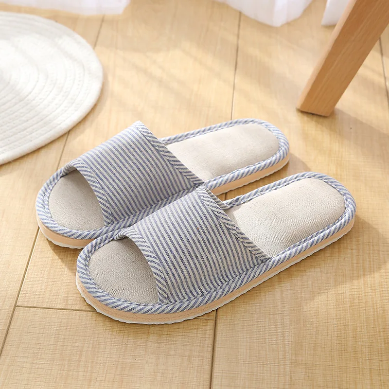 winter indoor slippers Women Indoor Slippers Floor Flat Shoes Spring Autumn Linen Flip Flops Home Slippers Female Comfortable Zapatillas de hombre New indoor outdoor slippers Indoor Slippers