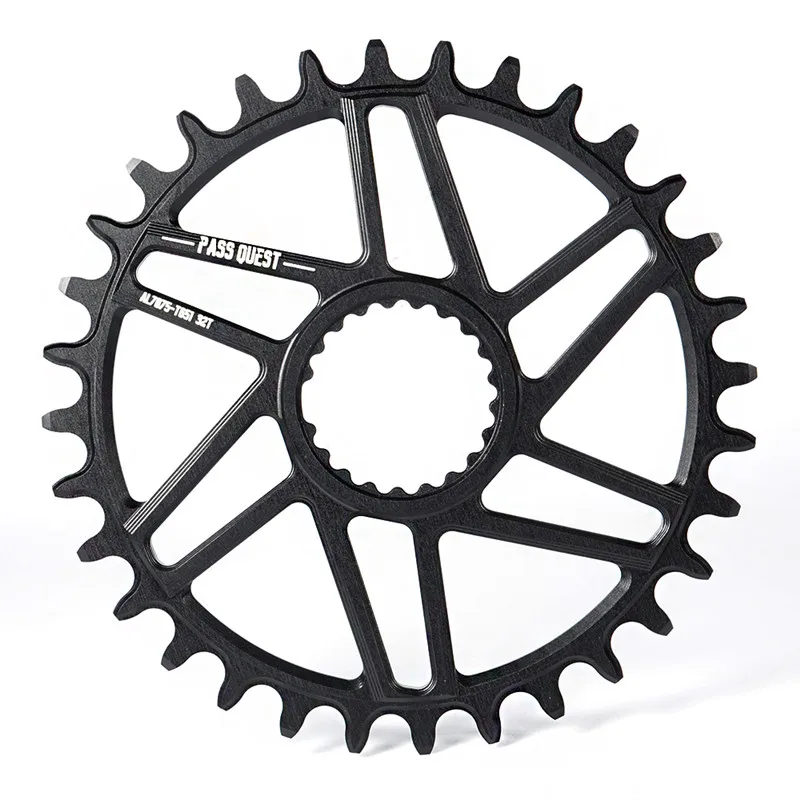 black 32T Pass Quest 12 Скорость сеть MTB кольцо подходит для M7100 M7130 M8100 M9100 Круглый горный велосипед Звездочка 28/30/32/34/36/38/40T - Цвет: black 32T