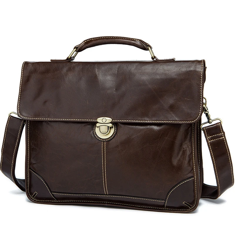 

Messenger Bag Men Leather Men's Shoulder Bag Laptop Mens Fashion Briefcase Handbags Crossbody Bag for Men