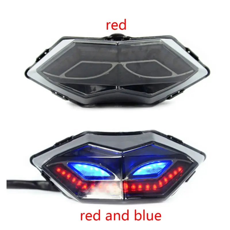 

1pc Motorcycle LED Tail Light Rear Lights With Turn Signal Light For Kawasaki Ninja 250 300 Z250 Z300 2013 - 2017 W91F