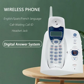 

French Spanish English Digital Cordless Telephone GSM 900 MHz With Answering System Caller ID Wireless Phone Telephones For Home
