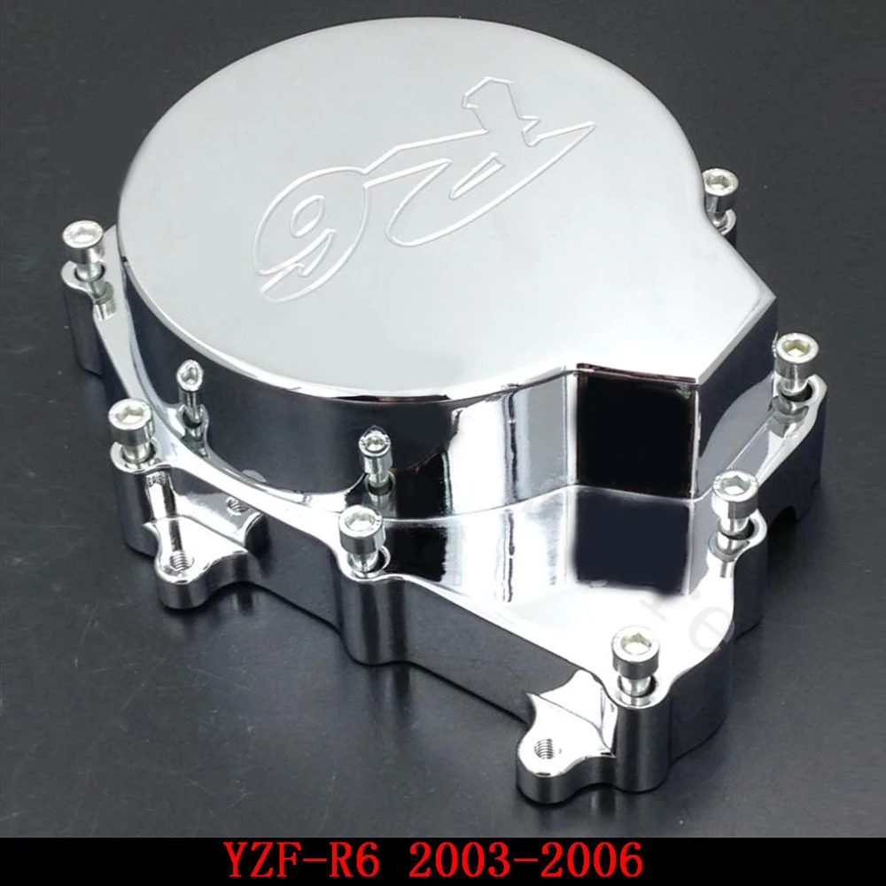 Подходит для Yamaha YZFR6 YZF R6 2003 2004 2005 2006 YZFR6S R6S крышка статора двигателя мотоцикла