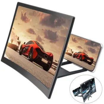 

New 12 Inches ABS 3D Hd Phone Screen Magnifier Movie Video Portable Amplifier Holder Enlarger Multi-Functional Screen Bracket