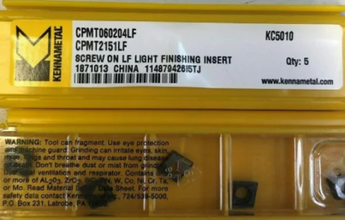10 шт. KENNAMETAL CPMT060204LF KC5010