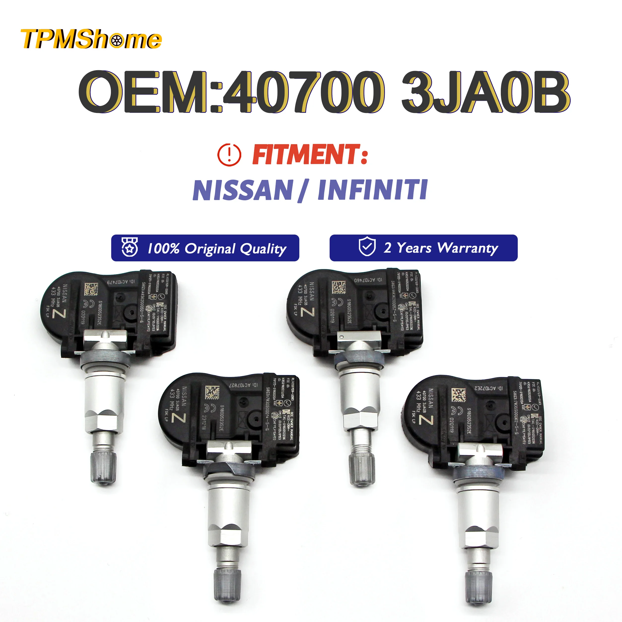 TPMS Датчик 407003JA0B система контроля давления в шинах 433 МГц 40700-3JA0B для Nissan Altima Murano