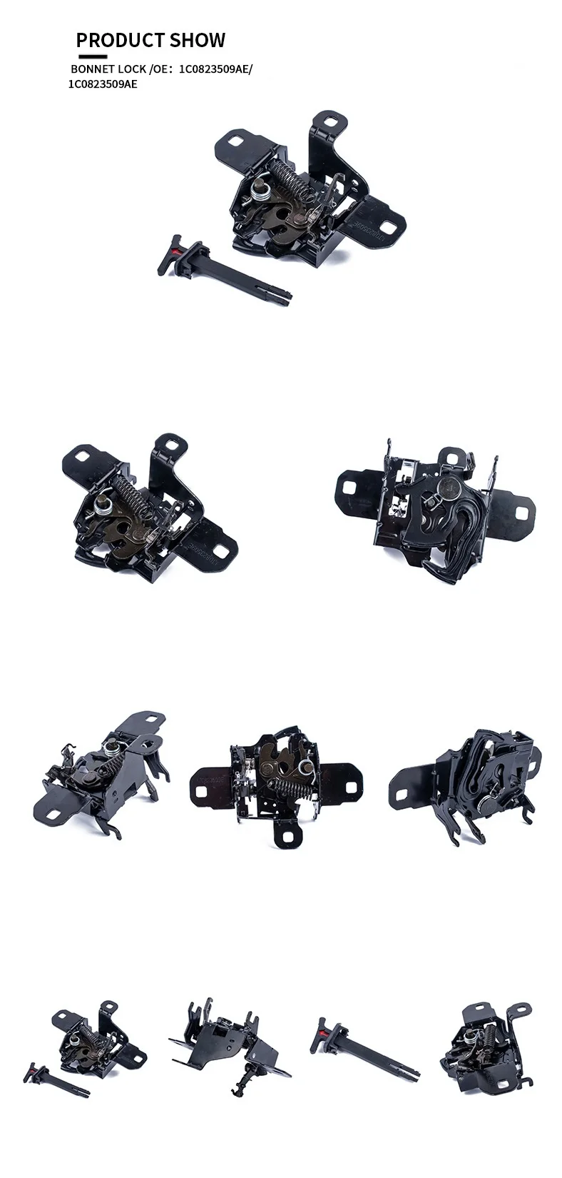 OEM замок защелки капота для VW Beetle 1998-2010 с выдвижной ручкой-2.0L 2.5L 1C0 823 509AE 1C0823509AE