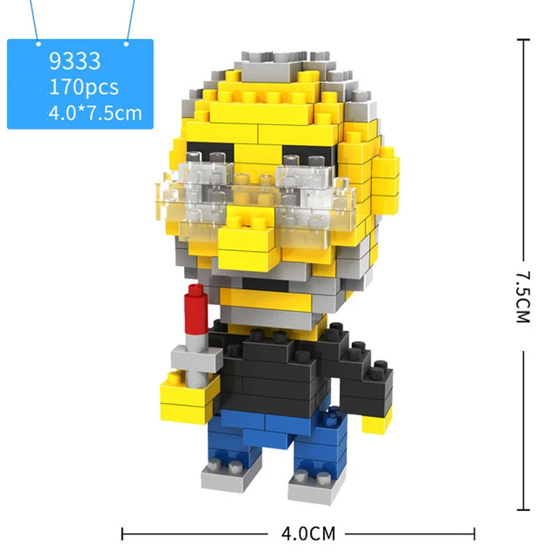 

Famous figures apple ceo micro diamond building block Steve Jobs assemble nano bricks education toys collection for kids gifts