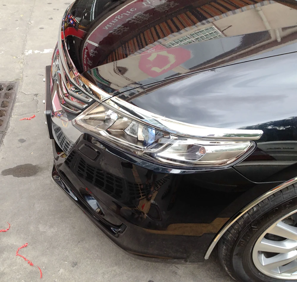AITWATT для Honda Odyssey 2009 до ABS хромированный внешний передний двигатель машина решетка верхняя крышка капота отделка автомобиля Стайлинг 3 шт