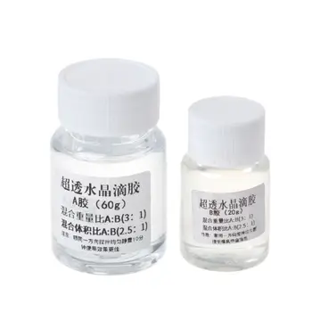 

Ultra-transparent AB Crystal Glue Two Component Epoxy Resin Sealant Quick Drying