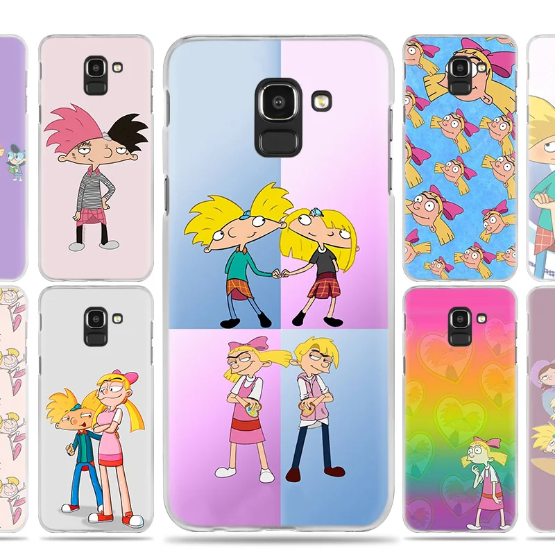 

Hey Arnold Cartoon PC Case Cover for Samsung Galaxy A50 A80 A70 A60 A40 A30 A20 A20e A10 A9 A7 A6 Note 8 9 10 Plus 2018 5G Couqe