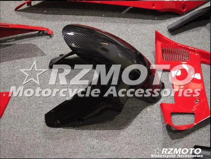 Мотоциклетный обтекатель abs подходит для Ducati 848 1098 1198 2007-2012 корпусные детали плесень красный ACEKITS Магазин № 0093