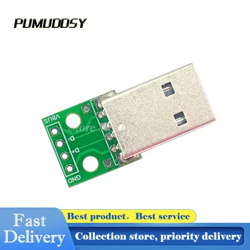 

5PCS/Lot USB to DIP Adapter Converter 4 pin for 2.54mm PCB Board Power Supply DIY Wholesale