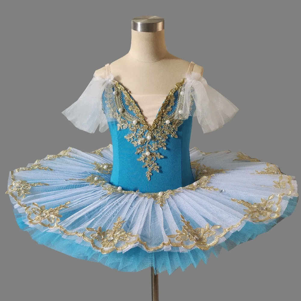 FEESHOW Kinder Mädchen Meerjungfrau Kostüm Pailletten Tutu Kleid mit Innenslip Trikot Kleid für Ballett Tanz Gymnastik