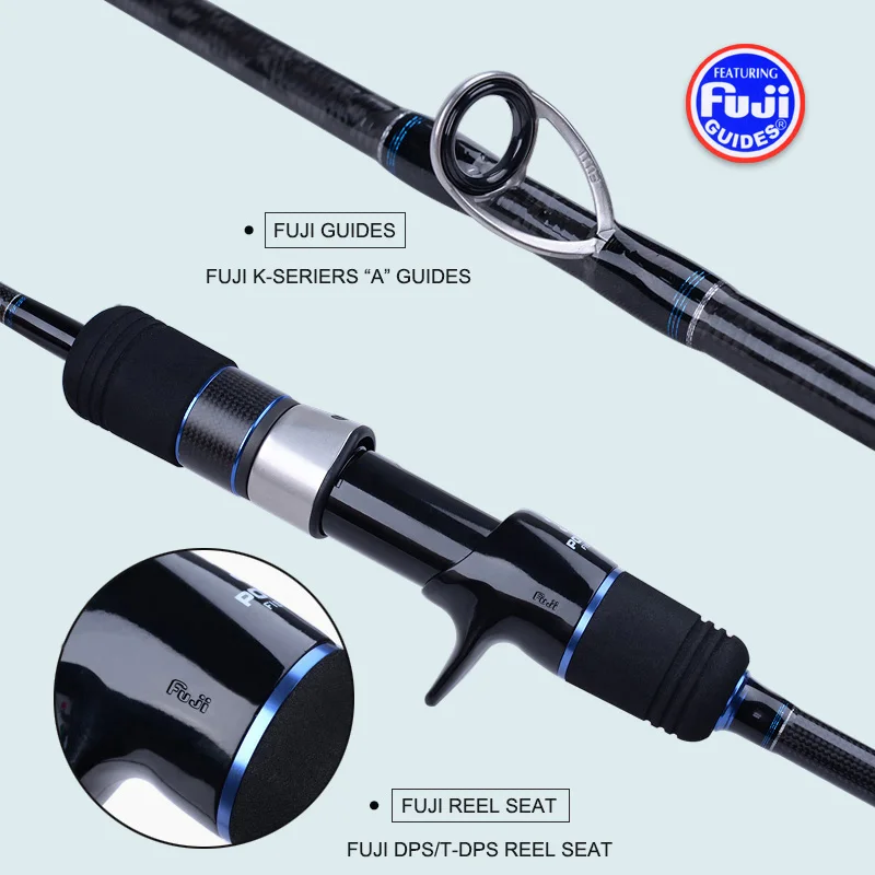 Seekbass Japan Fuji Guides Reel Seat Slow Pitch Jigging Rod 6 3 Jig Weight 60 400g Spinning Casting Boat Slatwater Fishing Rod Fishing Rods Aliexpress