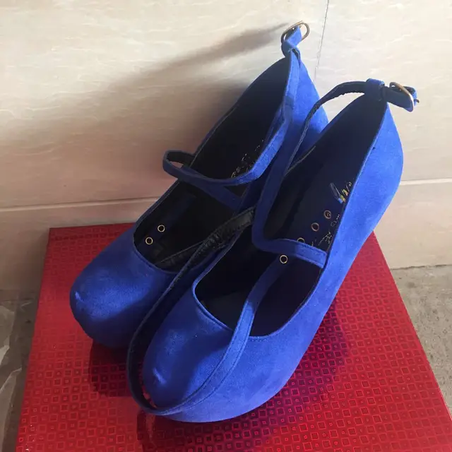 Новинка осенние женские туфли лодочки из флока на высоком тонком