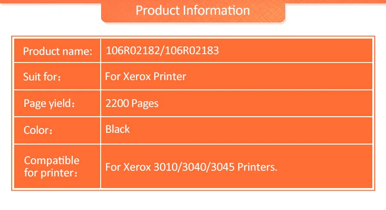 ICEHTANK 3010 3040 тонер-картридж совместим с Fuji для XEROX Phaser 3010 3040 workцентр 3045 принтер 106R02182 или 106R02183