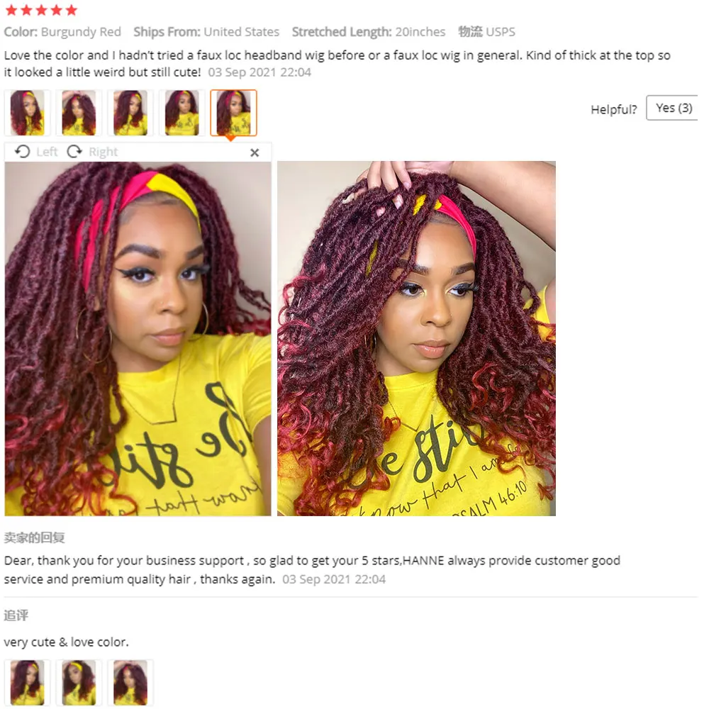 HANNE Long Black Headband Dreadlock Wig Synthetic Soft Faux Locs Wigs Braiding Crochet Twist Hair Wigs For Black Women/Men HANNE Long Black Headband Dreadlock Wig Synthetic Soft Faux Locs Wigs Braiding Crochet Twist Hair Wigs For Black Women/Men