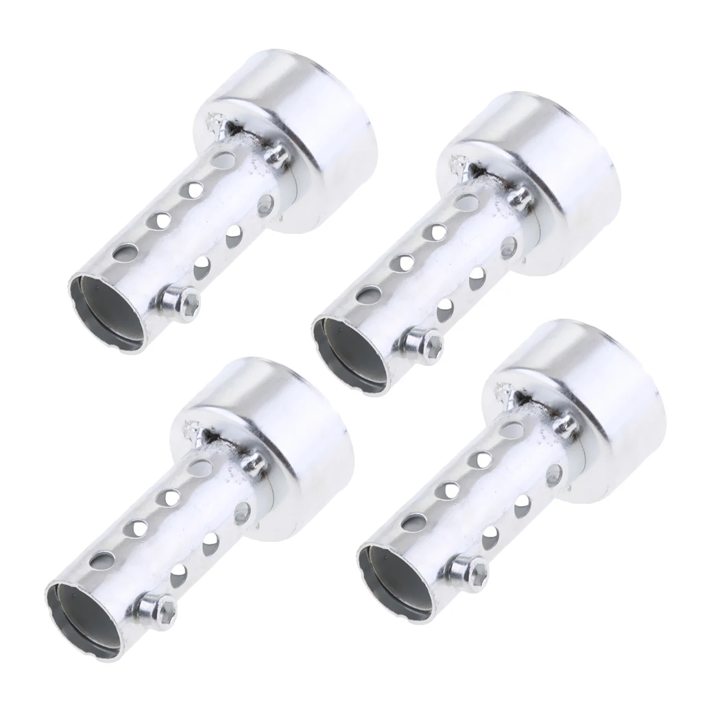 4pcs 80mm Long Exhaust Baffle Fits 44-46mm Exhaust Pipes (Baffle O.D. 45mm)