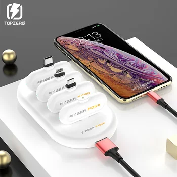 

Finger Pow 2.0 Magnetic Power Bank For iPhone X XS MAX Portable Battery External Universal Mobile Phone Mini Magnetic Poverbank