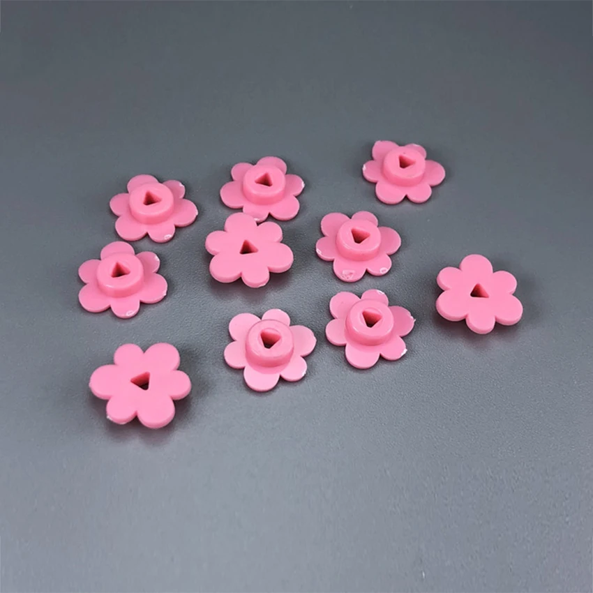 50Pcsset Legoings City Garden Plants Flowers And Plants Accessories Flowers Petals MOC Brick Building Blocks Kids DIY Toys Gift (8)