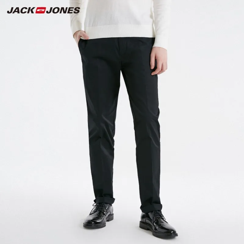 Брюки JackJones мужские стрейчевые деловые повседневные зауженные базовые 219114512 |