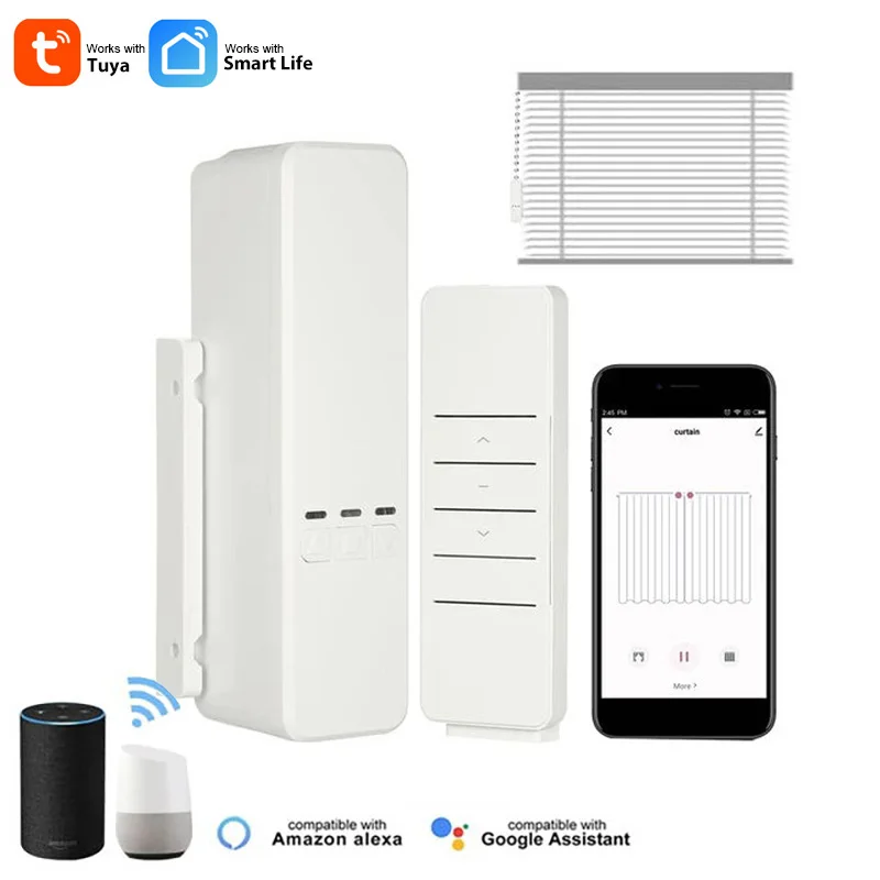 Smart Motorized Chain Roller Blinds Automatic Roller Curtain Motor