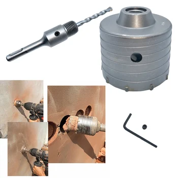 

Connecting Rod Wrench Steel Concrete Hole Saw Kit Carbide Tip Drill Bit Tools