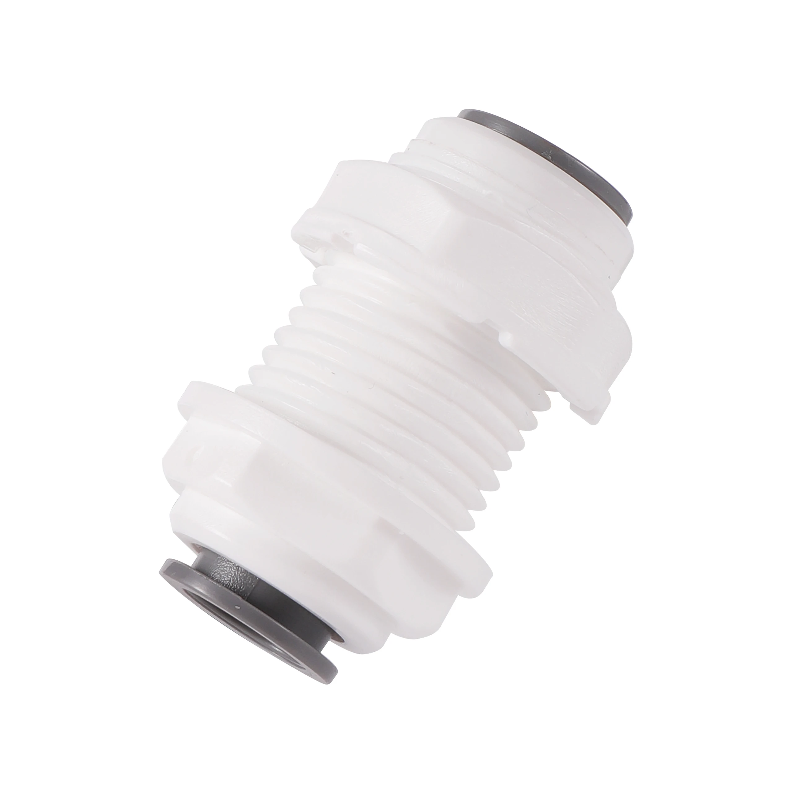 

RO Water Fitting Straight Quick Connection 3/8 Inch Bulkhead Hose PE Pipe Connector Water Filter Reverse Osmosis Parts 1 Pc
