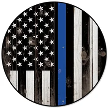 Black White Blue American Flags Round Carpet Computer Chair Pad Living Room Mat Children Bedroom Rugs