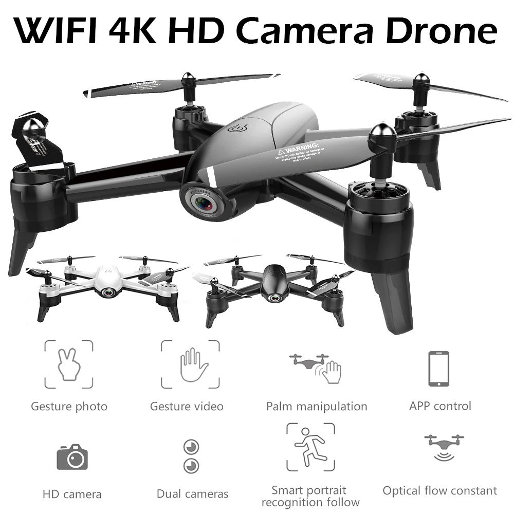 SG106 Мини камеры для Дронов дистанционное управление Wi-Fi с камерой складной RC Квадрокоптер высота удержания вертолет Дрон игрушки для детей