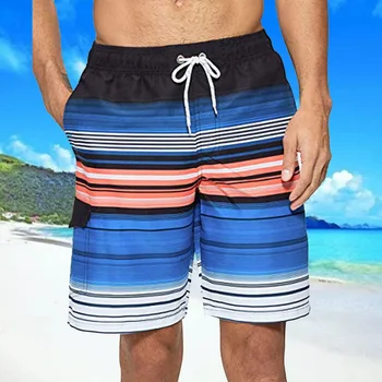 

MJARTORIA Men and Women Board Shorts Printed Beach Trunks Muliti Styles boardshort Loose Drawstring Casual Shorts 2020