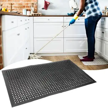 

Multifunction Anti-Fatigue Drainage Rubber Floor Mat For Bar Kitchen Industrial Non Slip Bar Door Mat Bathroom Accessory