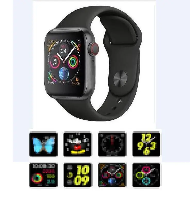 

Smart Watch IWO 8 1:1 SmartWatch 44mm Case Bluetooth dial for Apple iOS Android Heart Rate ECG Pedometer IWO 6 Upgrade