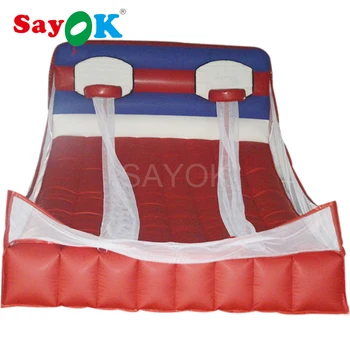 Online SAYOK Portable Inflatable Basketball Hoop Inflatable Basketball Shooting Game With Air Blower For Birthday/Party/Event/Family