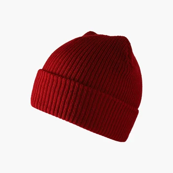 

Unisex Beanie Autumn Winter Women Soft Warm Knitted Cap Men Female Soft Knitted Cap Men Girl Solid Color Fashion Hip Hop Beanie