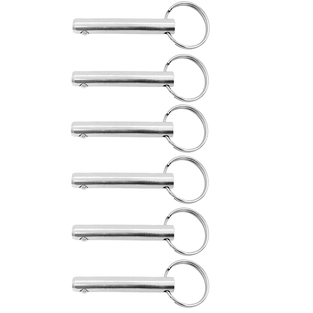 10PCS 10mm Quick release pin, 316 Stainless Steel with Sprung Ball End