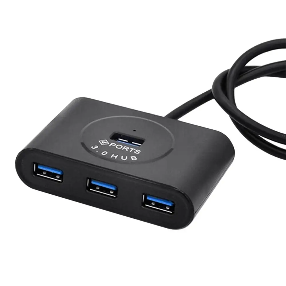 USB 3.0 HUB 4 Ports USB Hub Splitter For Laptop PC Computer HDD
