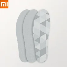 Xiaomi 3 пары ядро мягкий пробковый светильник стельки удобные дышащие пот стельки светильник и мягкая колодка для обуви