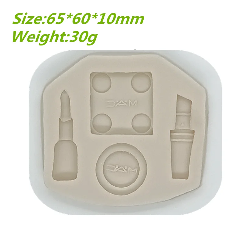 Girl Cosmetics Lipstick Silicone Mold Resin Kitchen Baking Tools DIY Cake Chocolate Pastry Fondant Moulds Dessert Decoration